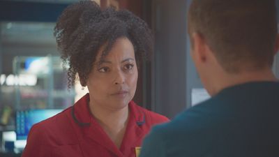 Casualty spoilers: Donna Jackson’s love triangle TWIST… as she faces PRISON!