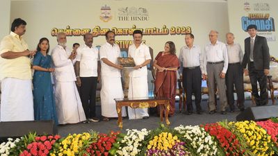 Festival of Chennai: T.N. CM Stalin releases three publications from The Hindu, visits archival photo exhibition, at Ripon Building