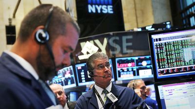 Stocks lower, Treasury yields climb as markets adjust to new rate path