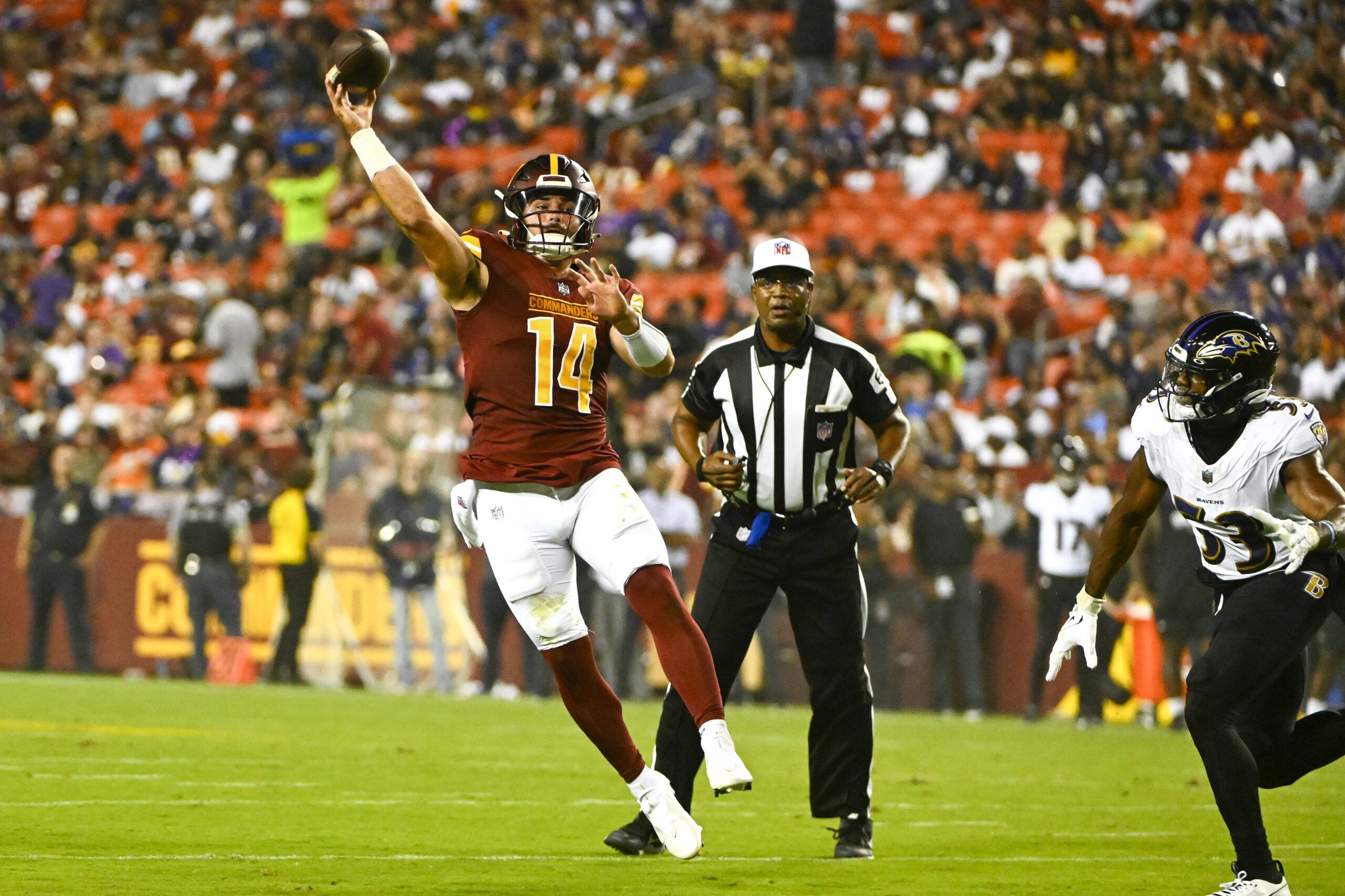 Commanders fans hit FedEx Field for first preseason home game