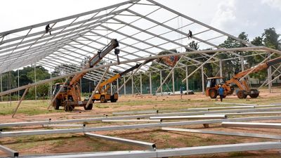 Mysuru DC, Police Commissioner inspect Gruha Lakshmi launch venue