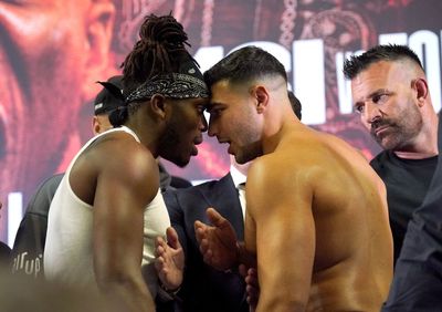 KSI vs Tommy Fury press conference LIVE: Event descends into chaos as Paul and Danis nearly come to blows