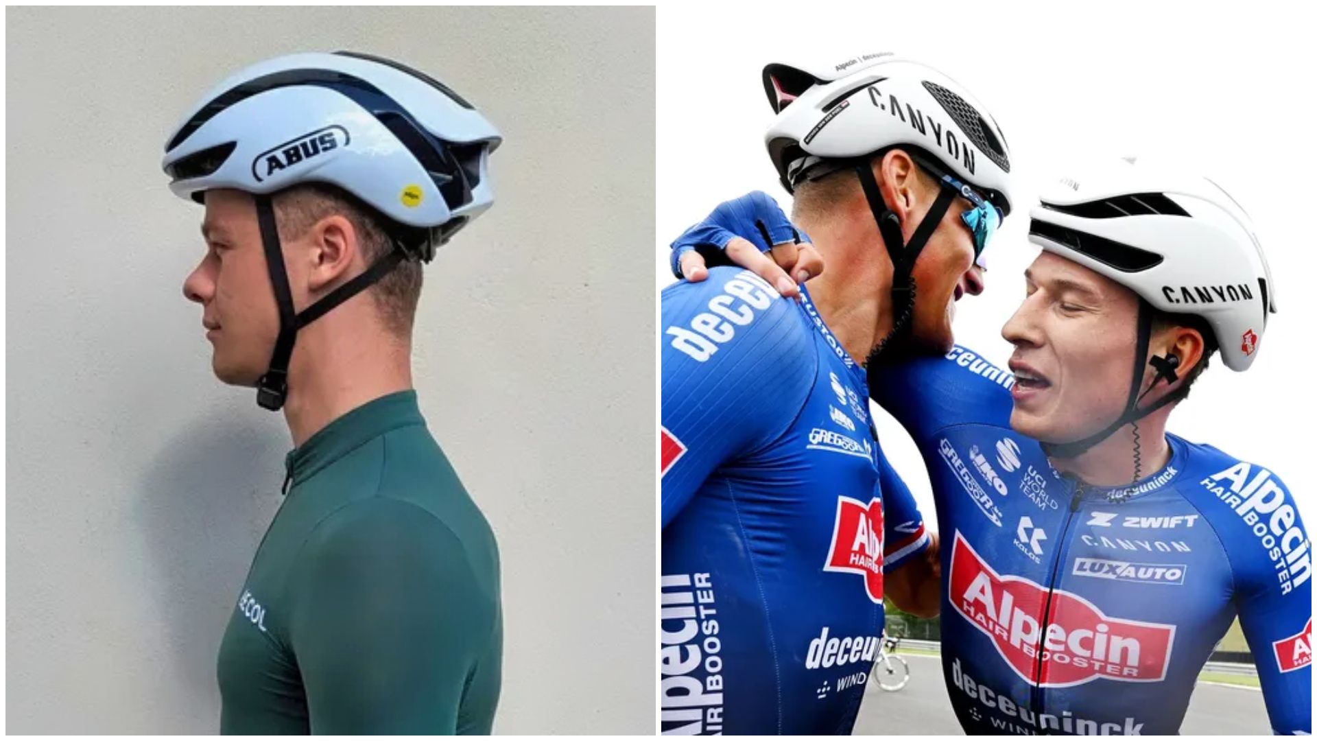 ETTEN-LEUR - World champion Mathieu van der Poel during the Pro Cycling  Tour Etten-Leur. Van der Poel shows for the first time his rainbow jersey  that he won during the World Cycling