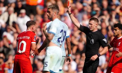 Liverpool’s Alexis Mac Allister has red card against Bournemouth overturned