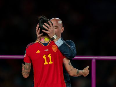 Anger in Spain after soccer chief kisses a player at Women's World Cup ceremony