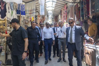 New York Mayor Eric Adams meets with Netanyahu, protest leaders in Israel