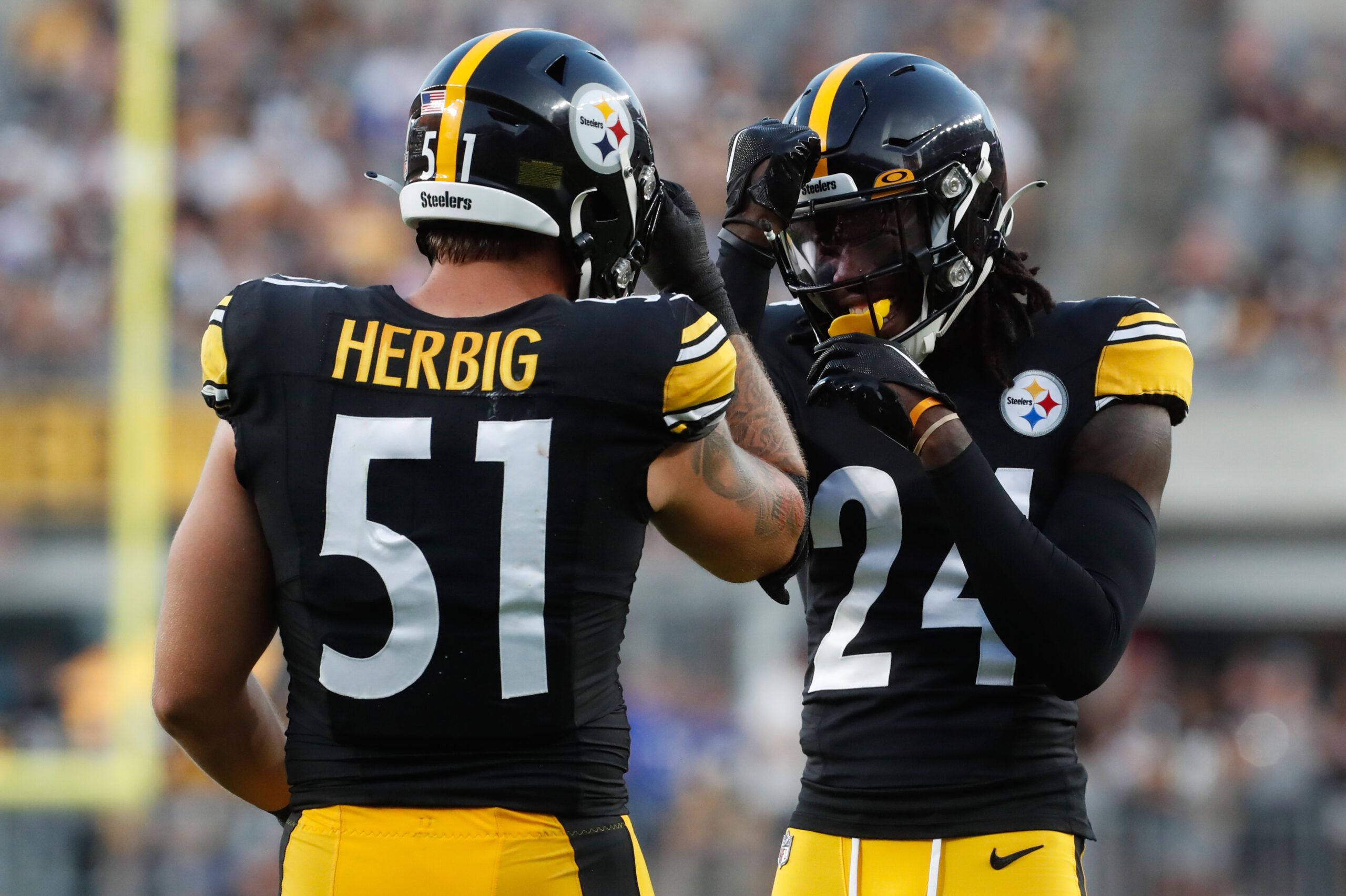 Among nonfirstround rookies, Steelers’ Nick Herbig…