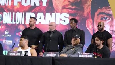 Who is John Fury? Tommy Fury’s father flips table and swears at KSI