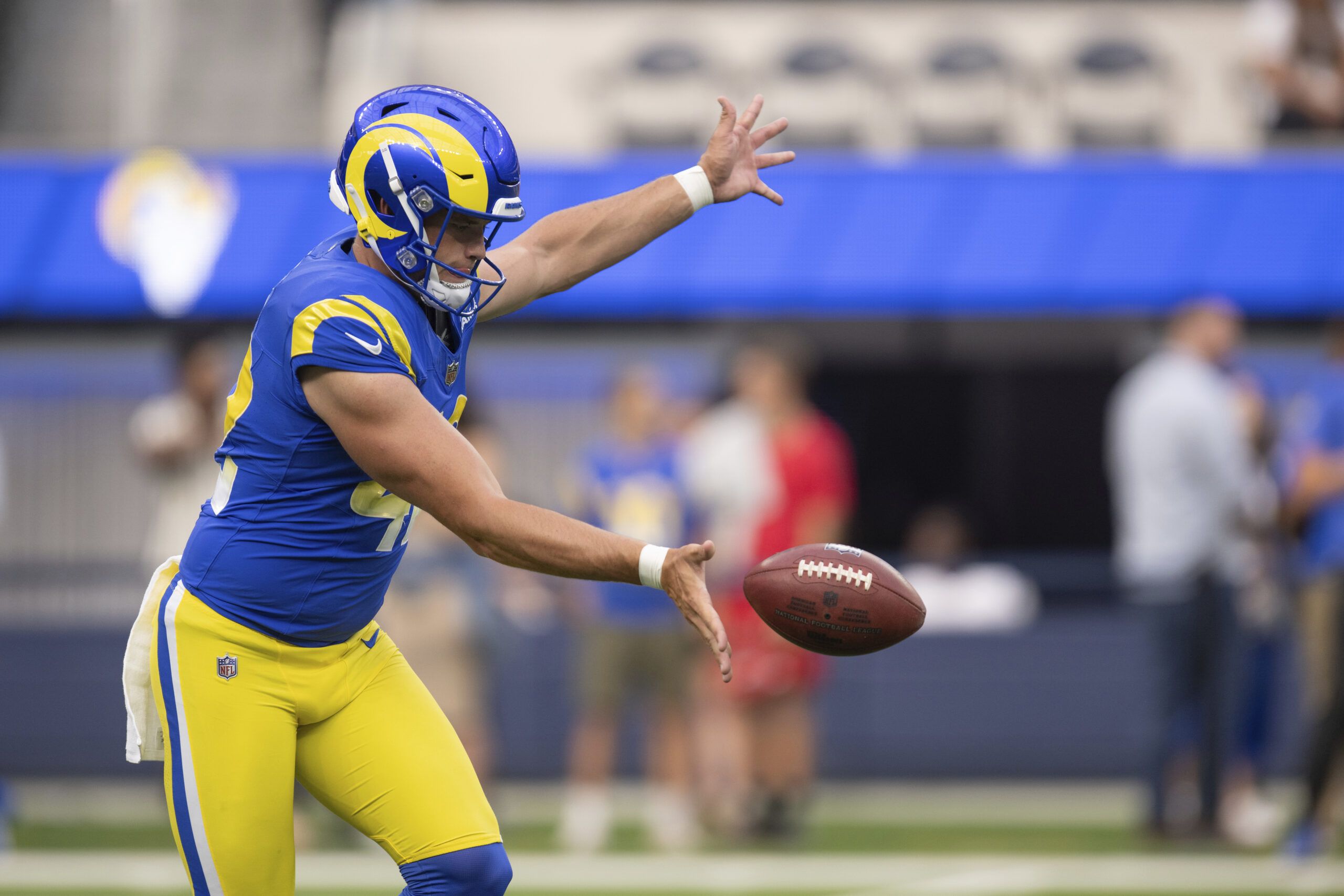 Rams rookie Ethan Evans has been one of the best…