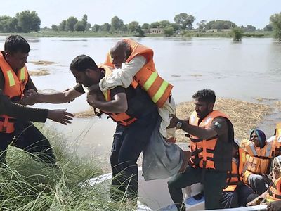 More than 100,000 people have been evacuated over 3 weeks from flooding in Pakistan