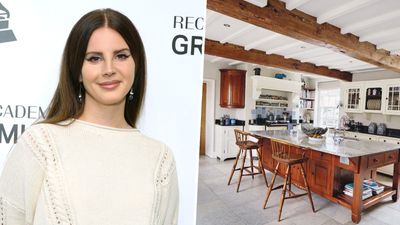 In Lana del Rey's kitchen, this underrated ceiling detail yields huge results