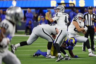 Raiders QB Aidan O’Connell listed among top backup performers from Week 2