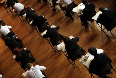 Students receive GCSE results amid plan to return to pre-Covid grading