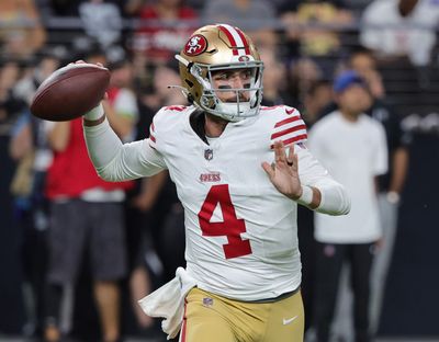 Tom Pelissero: Trey Lance is 4th QB on 49ers depth chart behind Brandon Allen