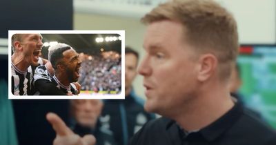 'Let’s f**king give it to ‘em' The Eddie Howe team talk that blew Manchester United away