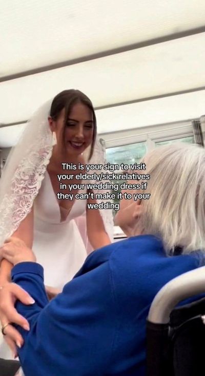 Woman Recreates Wedding At Grandma’s Care Home