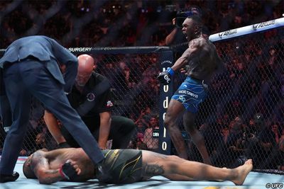 UFC free fight: Israel Adesanya exercises his demons with vicious KO of Alex Pereira