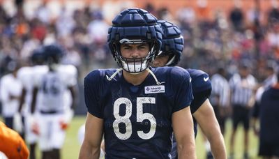 Bears TE Cole Kmet ‘normal’ after injury scare in practice