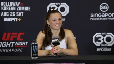 Erin Blanchfield believes it’s ‘definitely possible’ to earn title shot with UFC Fight Night 225 win over Taila Santos