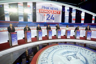 Trump who? Fox barely mentions ex president in first half of Republican debate