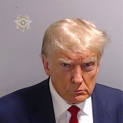 Trump posts mug shot as his first tweet since ban over Jan 6 riot