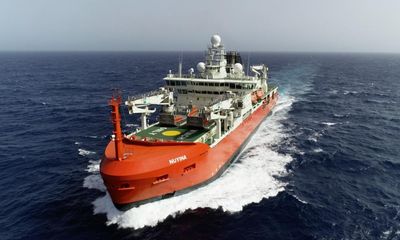 Australia’s $528m Antarctic icebreaker wider than initially designed as bridge impasse labelled ‘farcical’
