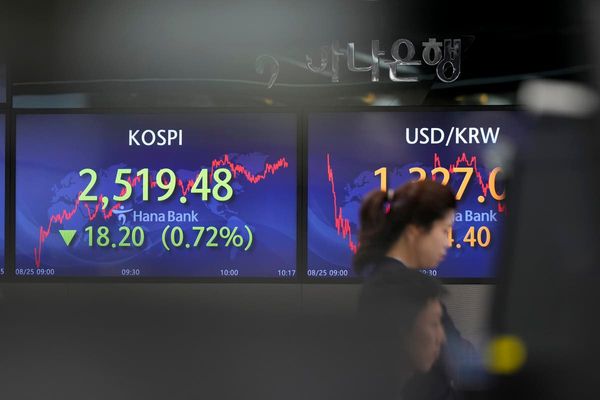 Stock market today: Asian shares mostly decline ahead of Federal Reserve’s Powell speech