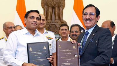 Defence Ministry signs ₹19,000-crore contract with HSL for five fleet support ships