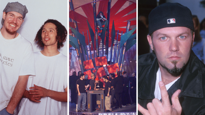 “I thought Eminem was chanting my name, but he was chanting for me to jump!” Why Rage Against The Machine protested against Limp Bizkit atop a 15-foot statue and started the most one-sided rivalry in nu metal history