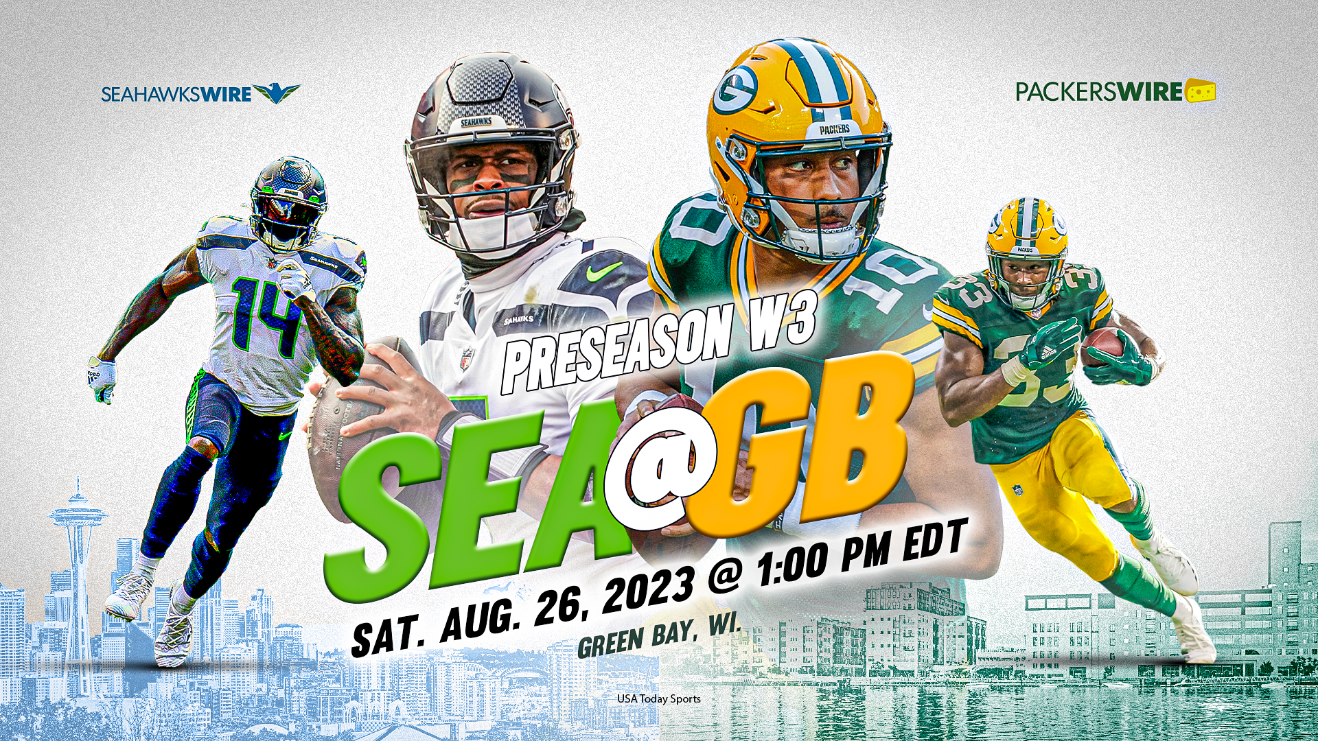 Packers vs. Seahawks, How to watch, stream & listen