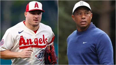 Tiger Woods Visits New Course Project Of MLB Superstar Mike Trout