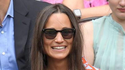 Pippa Middleton's white ruffled dress with delicate flower patterns is the sweetest summer dress we've ever seen