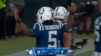 Anthony Richardson did the ‘Fly, Eagles Fly!’ celly after the Colts scored on Philly, and it was glorious