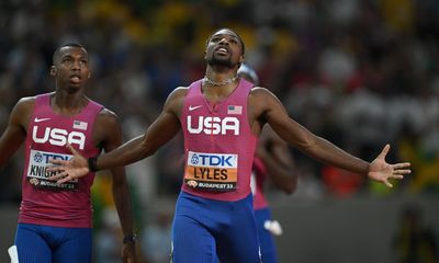 USA’s Lyles adds 200m world title to 100m and wants to ‘transcend the sport’