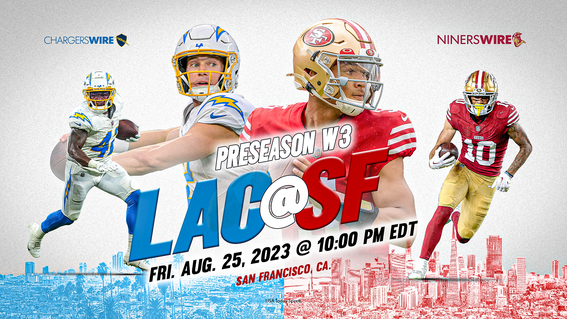 Ways to Watch and Listen in the UK: Chargers vs. 49ers Week 10