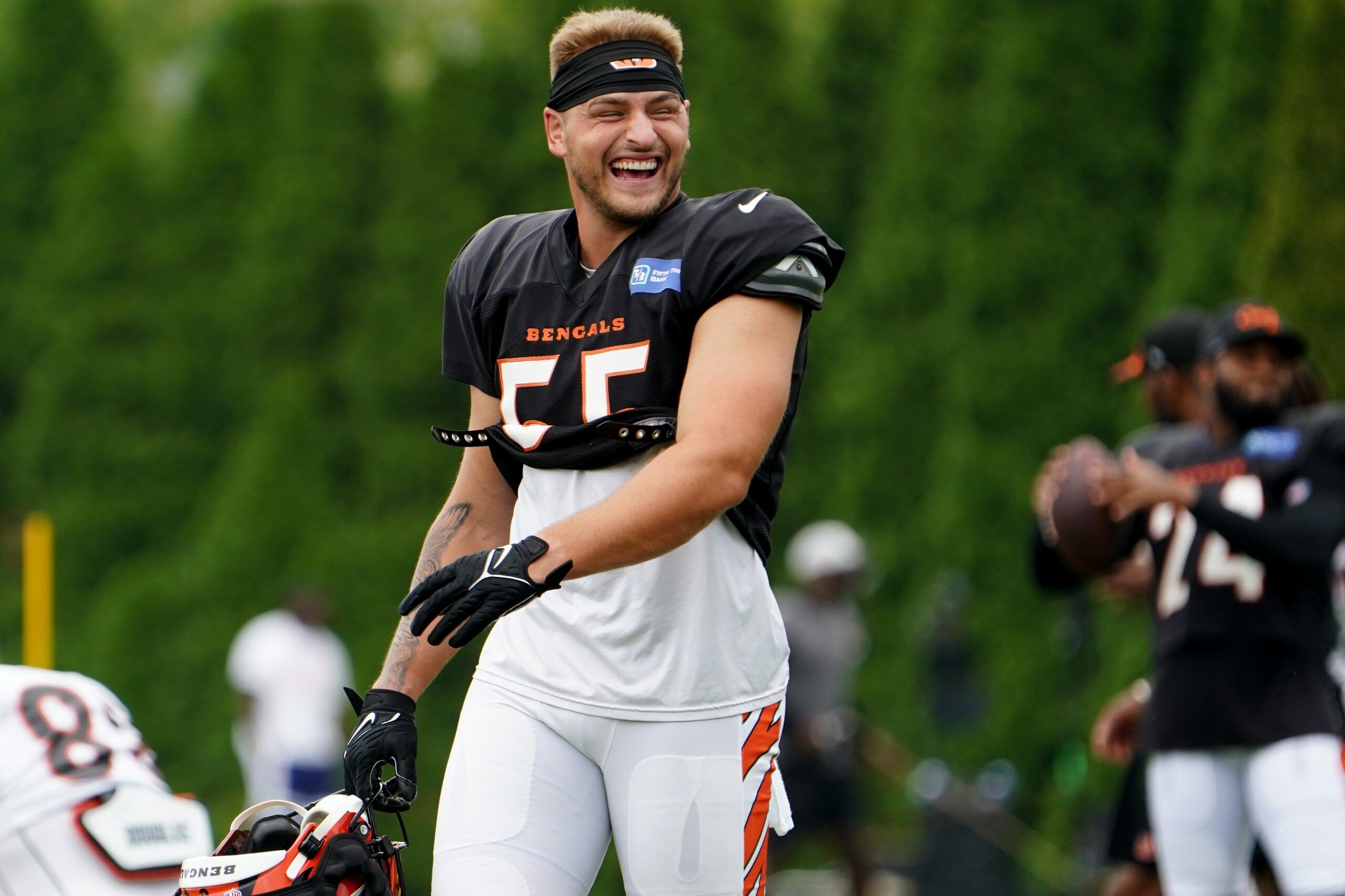 Logan Wilson, Alex Cappa miss Bengals' joint practice vs. Packers