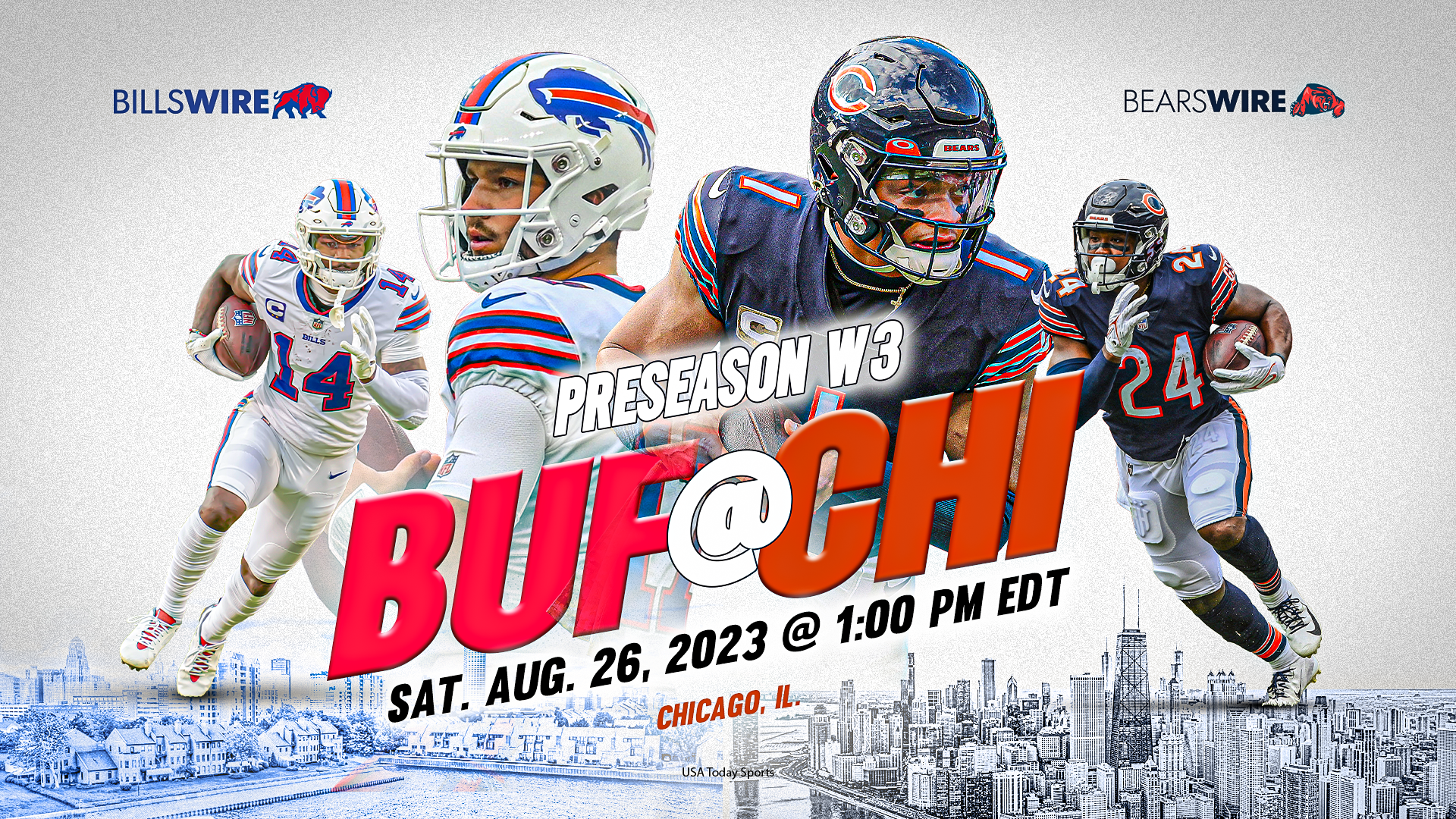 Bears vs. Chiefs: How to watch, listen and stream the preseason opener