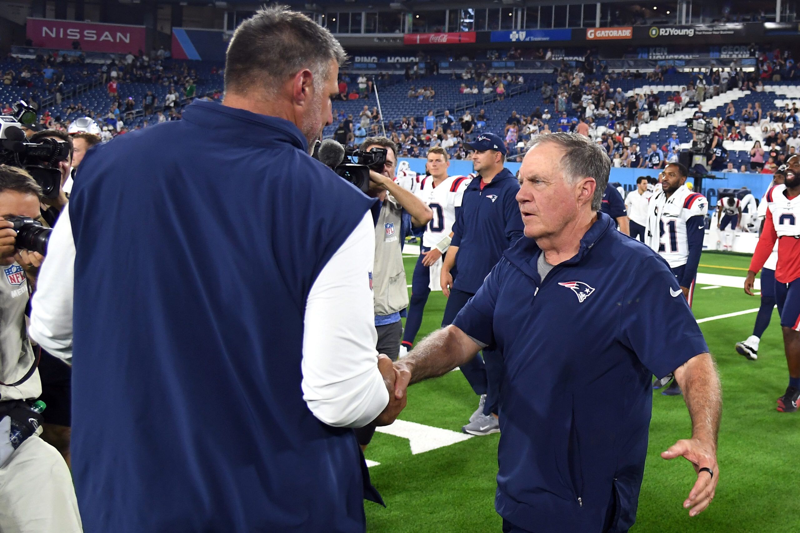 Photos from Titans' preseason Week 3 win over Patriots