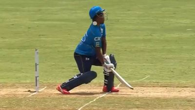 Watch: Johnson Charles escapes serious injury, gets 'almost' dismissed by own helmet