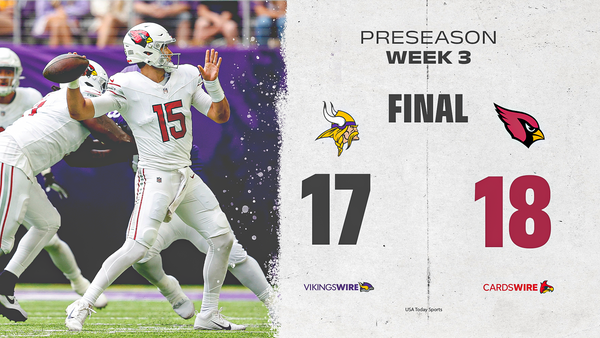 Studs and Duds from Vikings 18-17 loss vs. Cardinals