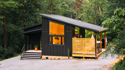 This ultra-tiny home cleverly uses an impeccably stylish layout to feel larger than its reality
