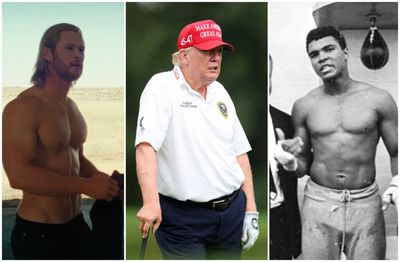 From Muhammad Ali to Chris Hemsworth: Celebrities with the same height and weight as Trump, per jail records