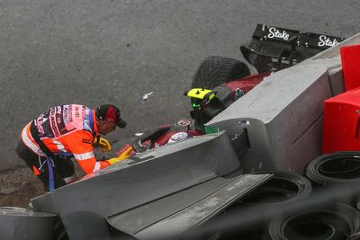 F1 Dutch GP red-flagged after Zhou crashes in downpour