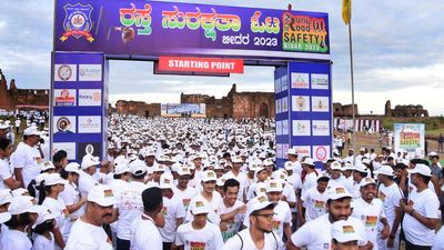 6,000 people participate in Road Safety Campaign in Bidar