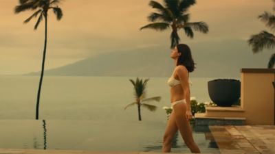 Watch A Bikini Clad Alexandra Daddario Channel The White Lotus And Walk Straight Into The Water