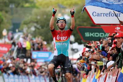 Vuelta a Espana: Andreas Krön takes solo win on stage 2 amid crashes and torrential rain