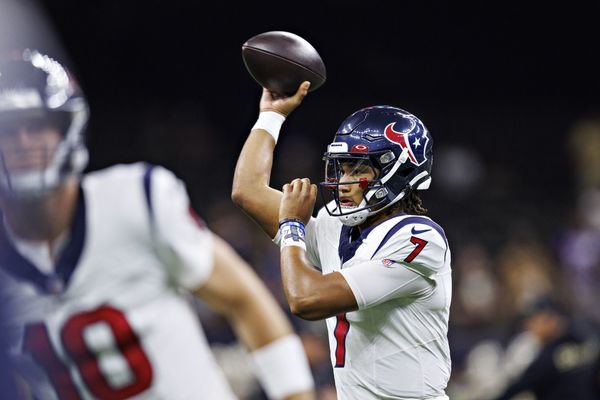 First TD of many for CJ7': C.J. Stroud throws first NFL TD for Houston  Texans