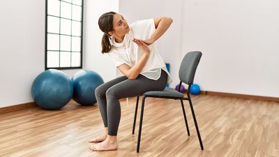 Forget squats — this 20-minute chair yoga routine sculpts stronger legs and core muscles without weights