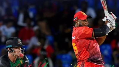 Watch: Kieron Pollard smashes 4 monstrous sixes in a single over in CPL