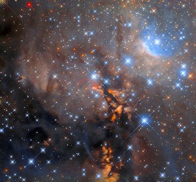 Look! Hubble Captures a Glowing Star-Forming Cloud